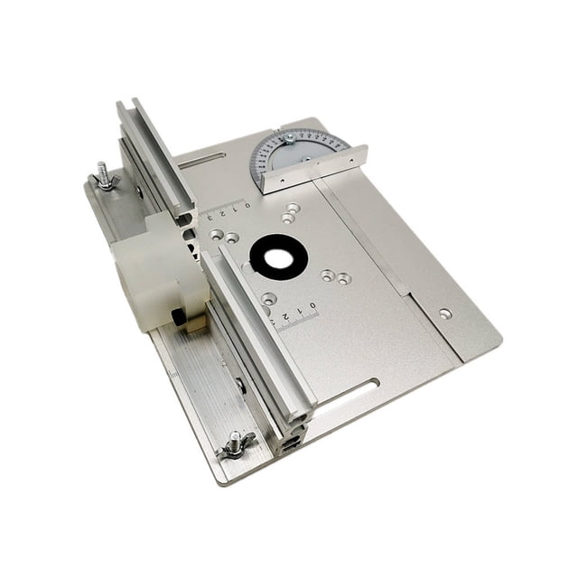 Trimmer Insert Plate Wear-resistant Working Multifunctional Accessories Waterproof Table Saw Part Electric Woods Router Plates Silver