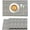 Color More, variant on Ruvanti Placemats for Dinning Table. 100% Cotton 13x19 Cloth Placemats Set of 6, Grey & Orange Fall Leaf Woven Placemats. Kitchen Tablemats for Farmhouse, Spring Placemat, Christmas Tablemat