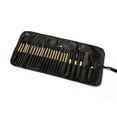 thumbnail image 5 of 24 Piece Makeup Brush Set Wood Handle Cosmetic Foundation Blending Beauty Tool Kit, 5 of 6