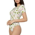 thumbnail image 2 of Naloa Cute Rabbit Women's Short-Sleeved Onesie, One-Piece Swimsuit for Parties, dates, clubs - Large, 2 of 9