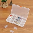 thumbnail image 4 of Injueey La caja de almacenamiento desmontable de los hilos de coser de la partición del color transparente modifica el espacio de Almacenamiento y organización del hogar, 4 of 6