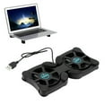 thumbnail image 4 of US 2-4 Pc Foldable Dual USB Fan Adjustable for Laptop PC Notebook Quite Cooler, 4 of 5