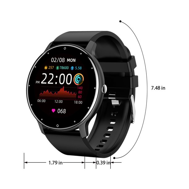 Montre Connectée Fitness Tracker - Mesure Pression Artérielle, Course, Santé - Neuve Sous Blister
