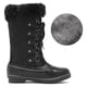 thumbnail image 3 of Dream Pairs Botas de nieve cálidas de invierno para mujer Botas de nieve informales impermeables a media pantorrilla para exteriores RIVER_1 Dream Pairs MAINE, 3 of 5