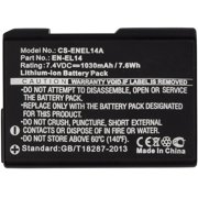 Replacement Battery for Nikon Coolpix P7000,Coolpix P7100,Coolpix P7700,Coolpix P7800,D3100,D3100 DSLR,D3200,D3200 DSLR,D3300,D5100,EN-EL14,7.4V/1030mAh