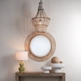 thumbnail image 2 of J&D Designs Blanca Transitional Wood Glamourous and Elegant Chandelier in White, 2 of 5