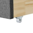 thumbnail image 4 of MUSEHOMEINC Under Bed Storage Drawer, Upholstered, with 4-Wheels, Gray, 4 of 7