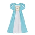 thumbnail image 1 of Disney-Vestidos largos de princesa Cenicienta, Blancanieves, disfraz de Bella, Mulan, Rapunzel, para fiestas de cumpleaños de niñas Fivean unisex, 1 of 2