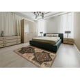 thumbnail image 4 of Ahgly Company Indoor Rectangle Traditional Bakers Brown Persian Area Rugs, 8' x 12', 4 of 6