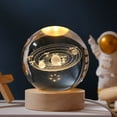 thumbnail image 2 of Lierteer Christmas Crystal Ball Decoration Astronomy Solar Planets Moon Astronaut Solar system, 2 of 9