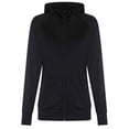 thumbnail image 1 of AWDis Cool - Sudadera con Cremallera Zoodie Contraste para Mujer (Negro Azabache), 1 of 2