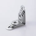 thumbnail image 3 of 10pcs Stainless Steel Corner Brace L Shaped Brackets 90 Degree Angles Bracket Joint Fastener for Shelf, 3 of 14