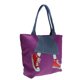 thumbnail image 1 of bolso de almacenamiento plegable reutilizable bolsa de mano bolso de compras bolsos de compras púrpura Sunnimix Totalizador de la compra de la lona, 1 of 8