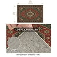 thumbnail image 3 of Area Soft Rugs 2x3 Washable Non Slip Boho Small Floor Entryway Rugs for Living Room Bedroom, Vintage Style Farmhouse Mat for Kitchen Red & Green, 3 of 7