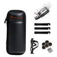 thumbnail image 1 of Bike Tool 16 in 1 Bike Repair Tool with Tyre Levers Screw Wrench, Storage Bag - Textured bag, 1 of 7