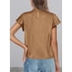 thumbnail image 2 of Blusa de Mujer PRETTYGARDEN Satín con Volantes Manga Corta XL, 2 of 6