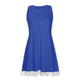thumbnail image 4 of lmcalzta Summer Dresses for Women Loose Lace Sleeveless Midi Dresses with Pockets Crew Neck, 4 of 4