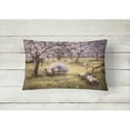 thumbnail image 2 of Carolines Treasures BDBA0133PW1216 Sheep by Daphne Baxter Fabric Decorative Pillow 12H x16W multicolor, 2 of 3