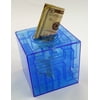 Money Puzzle Maze Bank Box Brain Teaser One Piece color will vary