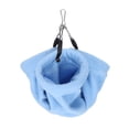 thumbnail image 4 of Cama para hámster, túnel colgante, hamaca, casa cálida para dormir para ratas, hámster, animales pequeños, color azul, 4 of 13