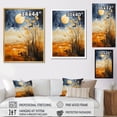 thumbnail image 4 of Designart "Gold and Sky Yellow Blue Prairies VII" Landscape & Nature Floater Framed Canvas Print, 4 of 7