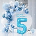 thumbnail image 4 of Decoraciones de cumpleaños, globos con forma de copo de nieve, número 5, de Frozen, 4 of 7