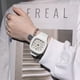 thumbnail image 4 of sweethay Esfera de forma cuadrada, correa de goma ajustable de estilo Simple informal, reloj de moda, decoración de mano, reloj de para mujeres Relojes, 4 of 6