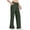 Green-a, variant on Women’s Sun Protection Pants Upf 50+ Elastic Waist Drawstring Loose Pants Straight Leg Side Split Trousers with Pockets