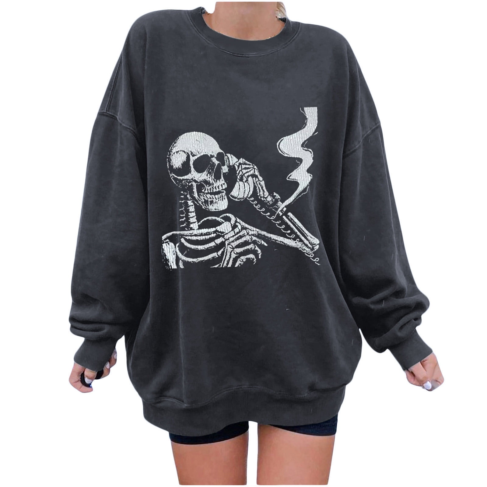 LWZWM Womens Long Sleeve Tops Rockabilly Sweatshirt Jamaica Ubuy