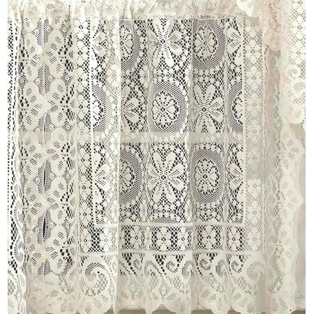 - Hopewell Lace cream rod pocket panel 63