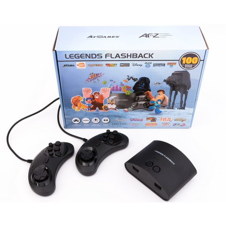 Legends Flashback. HDMI Game Console with 100 Games Built In Walmart