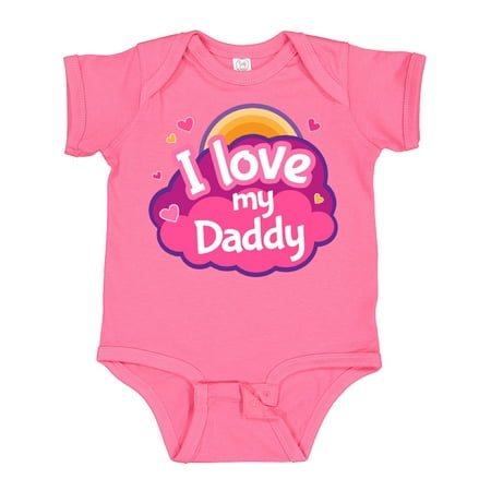 

Inktastic I Love My Daddy Girls Girls Baby Bodysuit