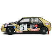 Diecast Lancia Delta HF Integrale #2 Yves Loubet - Jean-Marc Andrie 3rd Place "ADAC Rallye Deutschland" (1989) "Competition" Series 1/18 Diecast Model Car by Solido