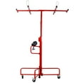 thumbnail image 3 of Drywall Lift Panel 13' Lift Drywall Panel Hoist Jack Lifter Jack Rolling Caster Wheel Sheetrock Drywall Lift Construction Tools,150-lb. Capacity, 4ft. x 16ft. Max. Sheet Size,red, 3 of 9