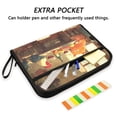 thumbnail image 2 of Organ Folder 14.2 x 0.8 x 10.6 Inches 13 Separate Pockets A4 Size Documents Folder A Sort Storage File Manager For The Home Office Cat Table Scene, 2 of 7