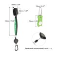 thumbnail image 2 of Uxcell Double Sided Retractable Dust Groove Cleaner with Divot Tool Golf Club Brush Green, 2 of 6