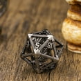 thumbnail image 3 of Cusdie Single D20 Hollow Metal Flying Dragon D&D Dice, 20 Sided DND Dice, 22MM Polyhedral Dice, for Role Playing Game MTG Pathfinde, 3 of 5