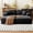 Black, variant on 80" Oversized Double Chaise Lounge Indoor,Corduroy Boneless Sleeper Sofa Bed with Deep Seat,Pillows for Living Room,Bedroom,Apartment