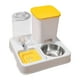 thumbnail image 1 of Dispensador de agua para mascotas de gran capacidad con separación de agua seca y húmeda, alimentador automático de agua y comida integrados, dispensador de agua para perros, alimentador., 1 of 5