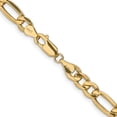 thumbnail image 6 of Auriga Fine Jewelry 14K Yellow Gold 6.25mm Figaro Chain Necklace 24 inch for Women, 6 of 6