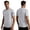 Gray, variant on Men's Moisture Wicking Breathable Active Performance Tech T-Shirts Workout Shirt with Short Sleeve Size 3XL White