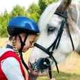 thumbnail image 3 of 2Pcs Horse Saddle and Bridle Charm Clip Bridle Saddle Riding Hanging Ornament Round Sign Leather Cord Pendant, 3 of 5
