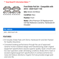 thumbnail image 2 of Front Brake Pad Set - Compatible with 2010 - 2020 Ford F-150 2011 2012 2013 2014 2015 2016 2017 2018 2019, 2 of 2