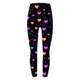thumbnail image 6 of Buigttklop Valentine'S Day Leggings Yoga Casual Pants for Women Festival Heart Printed Legging Stretch High Waist Workout Tights, 6 of 6