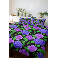 thumbnail image 2 of Cottagecore Housse de Couette en Microfibre Rose Bleue, 2 of 7