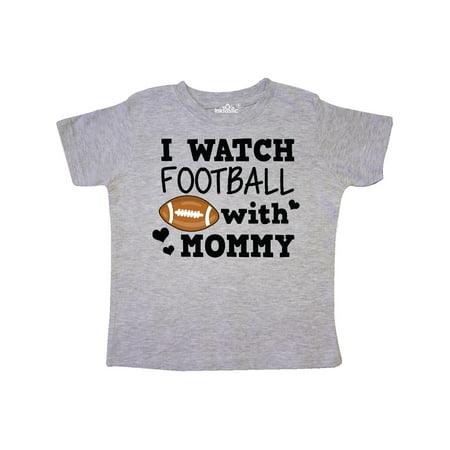 

Inktastic I Watch Football with My Mommy Gift Toddler Boy Girl T-Shirt