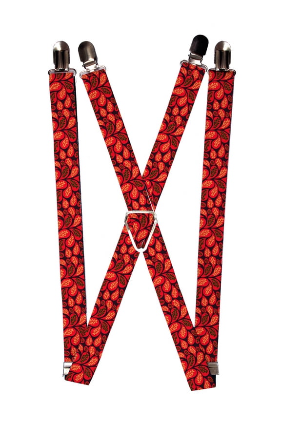 Flower Floral Pattern Suspenders