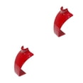 thumbnail image 3 of Langgg 1/2/3 Maison Acrylique Chandail Collier Présentoir Simple Design Portable Pendentif Exposition Stand Bijoux Accessoires Rouge 2PCS, 3 of 6