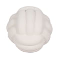 thumbnail image 6 of Knot Orb for Home Decor - Rough Sculpture and Figurine for Bathroom, Office, Room and Shelf Decor - Modern Stoneware Ceramic Accent Ornament for Living Room and Coffee Table - 5", White, 6 of 12