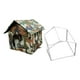 thumbnail image 2 of Casa para gatos de exterior, impermeable, fácil de montar, cálida, con diseño de para puerta, suministros para mascotas, refugio para gatos M, 2 of 8
